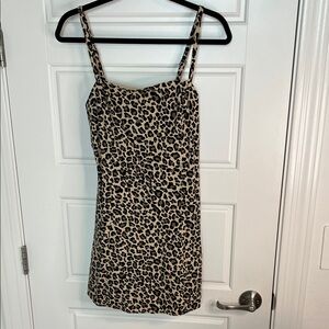 Abercrombie & Fitch Leopard Print Mini Dress